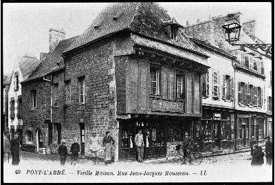 Pont l'Abbe : Vieille maison, rue Jean Jacques Rousseau - Dastum